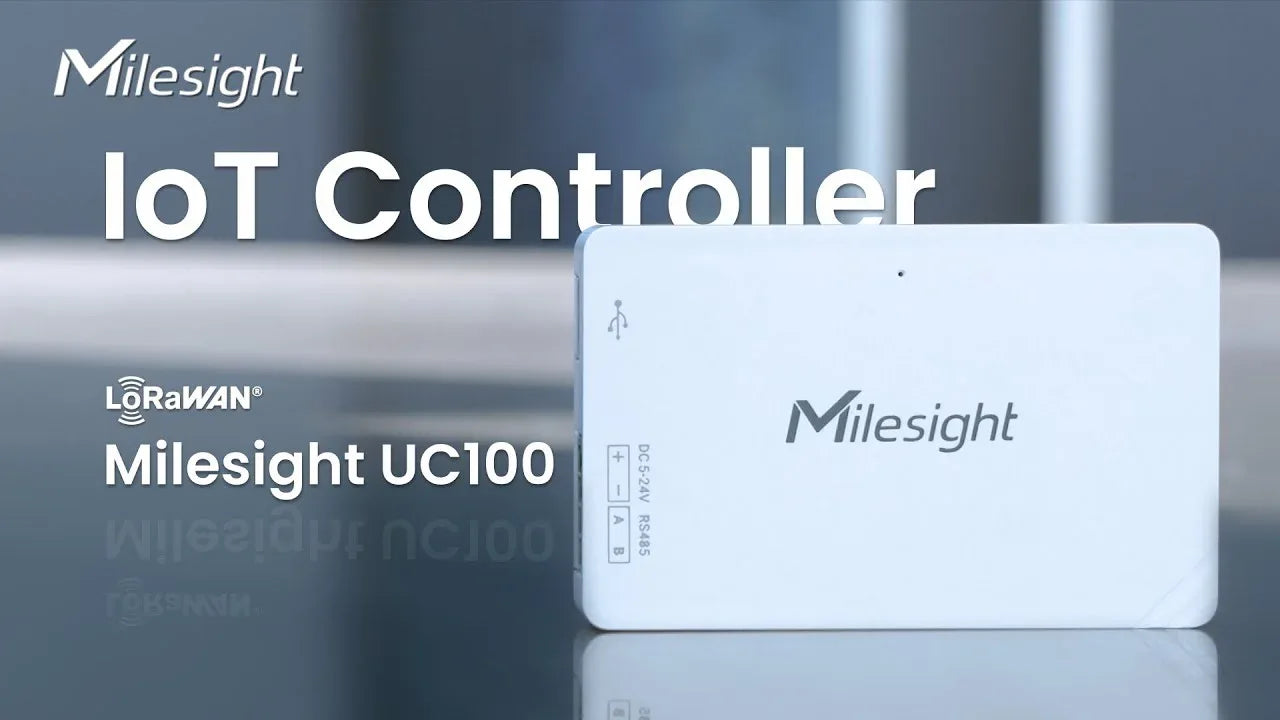 Controllers - Milesight if-then Controller 16-reg D2D Modbus-lora Gateway 5-24V IoT