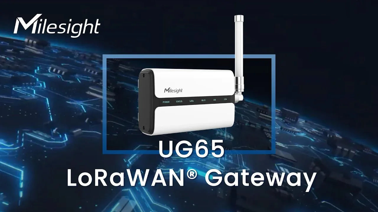Controllers - Milesight Commercial LoRawan® Gateway IP65 BACnet PoE WIFI UG65 HVAC