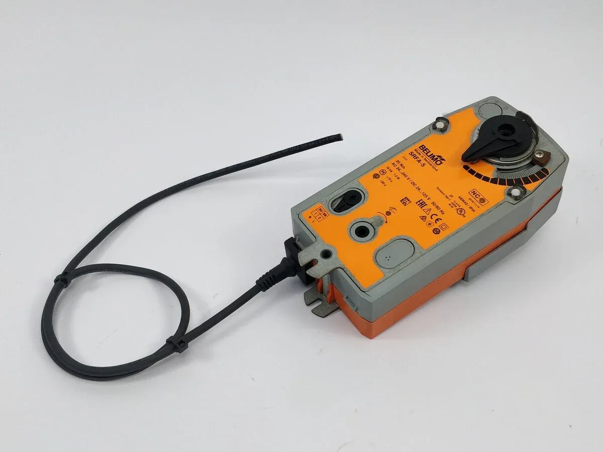 Valve Actuators - Belimo 20Nm Spring-return Actuator 19-264VAC/DC Manual Override F05 Linkage