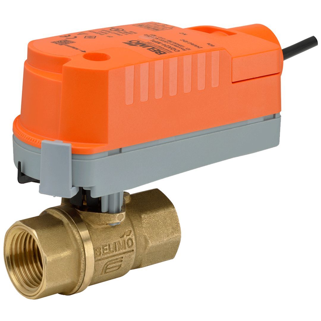 Belimo ZoneTight ½" 2-way Cv5.9 Actuator Fail-safe 24V NO Modulating