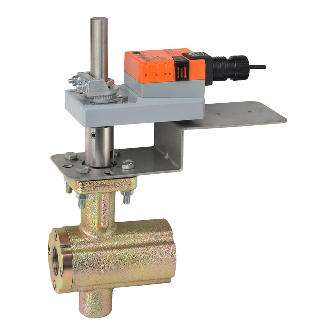 Belimo Ball Valve 50mm 2-way Cv77 Actuator Nonfail-safe 24V MFT/Program