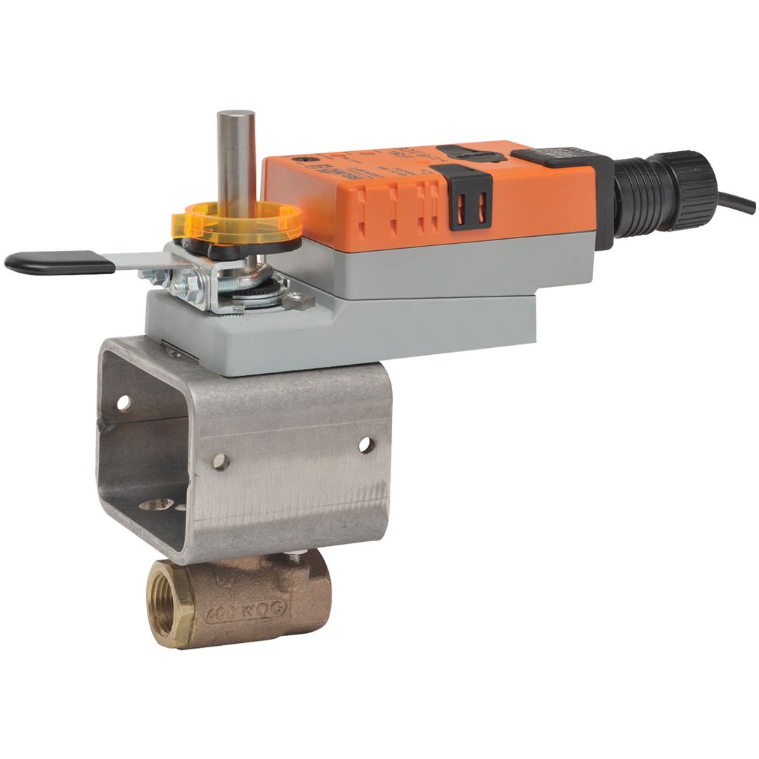 Belimo Ball Valve VS ½" 2-way Cv2 Actuator Nonfail-safe 24V MFT/Program