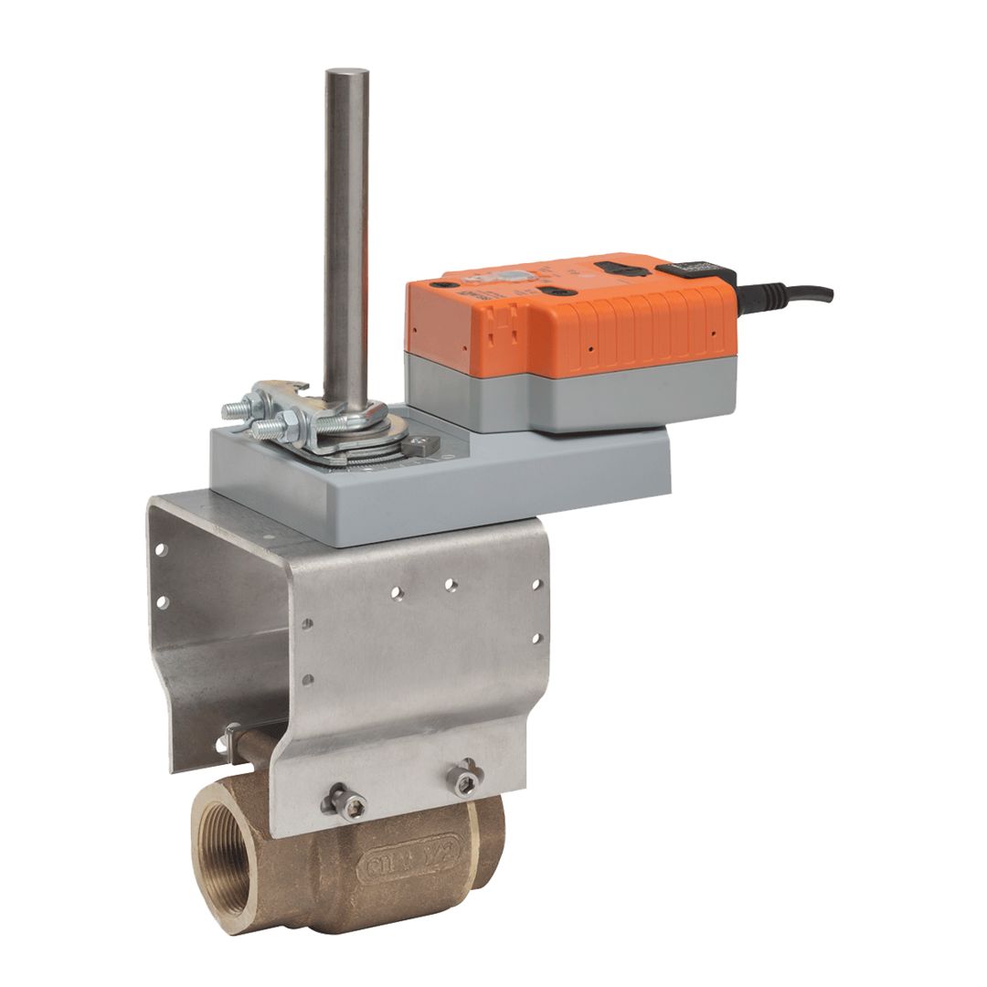 Belimo Ball Valve VS 1½" 2-way Cv177 Actuator Fail-safe 24V MFT/Program