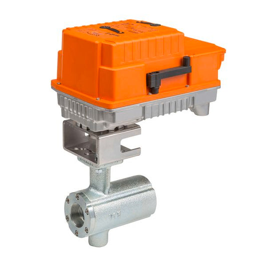 Belimo Ball Valve 1" 2-way Cv24 Actuator Fail-safe 24-240V SPDT IoT MFT/P