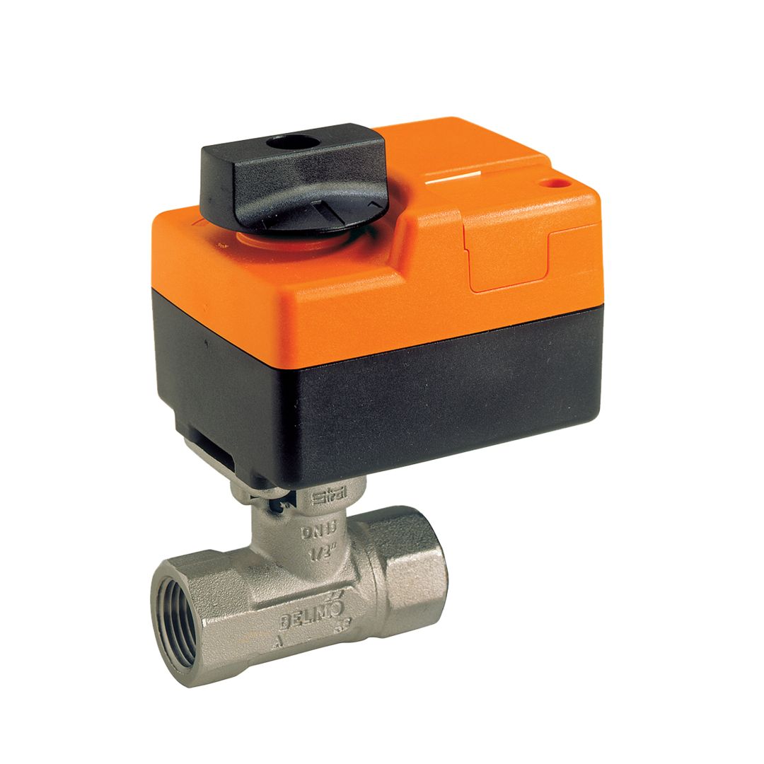 Belimo CCV ½" 2-way Cv1.2 TR Actuators Nonfail-safe 24V ON/OFF Float