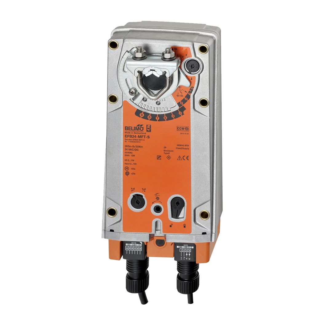 Belimo Damper Actuator 270 in-lb 30Nm Spring-return 100-240 V ON/OFF SPDT