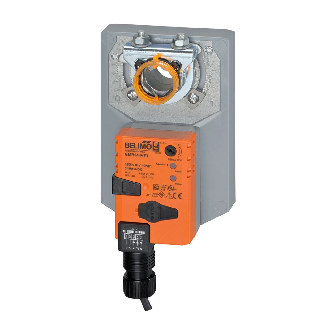 Belimo Damper Actuator 360 in-lb 40Nm Nonfail-safe 24V MFT/Programmable