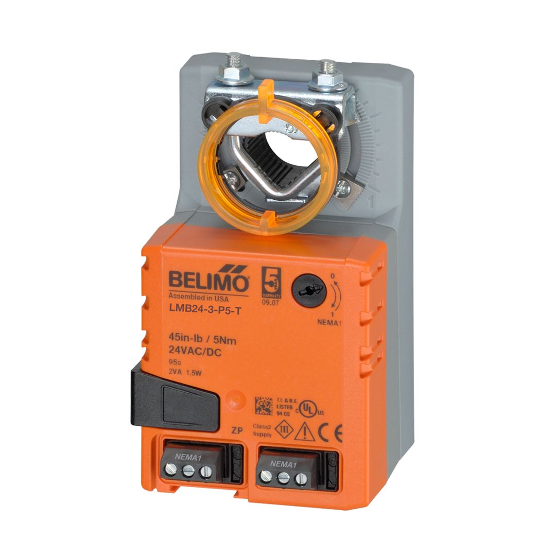 Belimo Config Damper Actuator 5 Nm Nonfail-safe 24V ON/OFF Floating