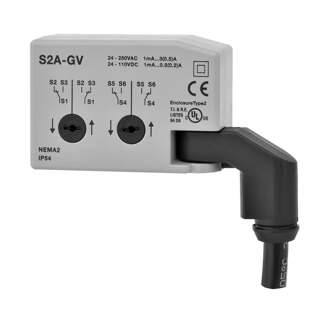 Belimo SPDT Aux Switch for NG GV Actuators 3A 0.5A inductive @ 250VAC