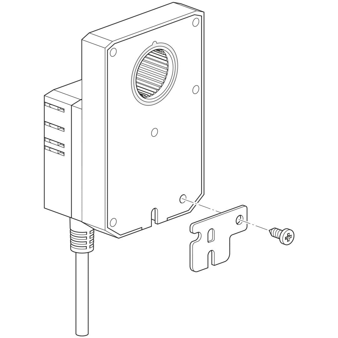 Belimo Base Plate Extension for NM..A to NM.. Z-NMA Series Actuators