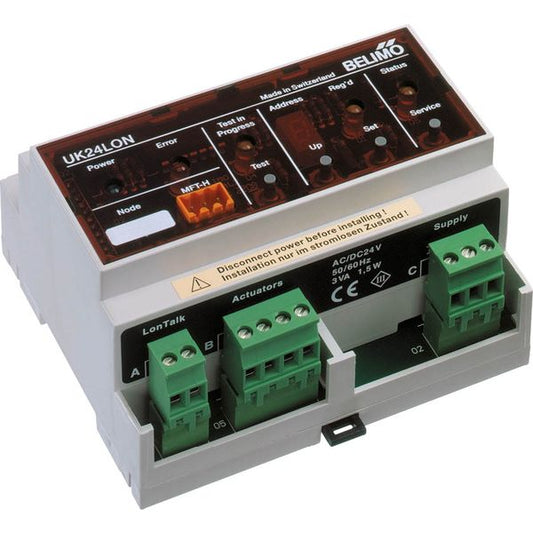Belimo Gateway MP to LonWorks LONMARK Certified UK24LON HVAC Controls