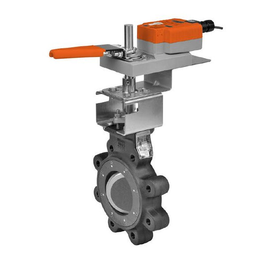 Belimo Butterfly Valve 4" 2-way Cv 451 Actuator Fail-safe 24V MFT/P