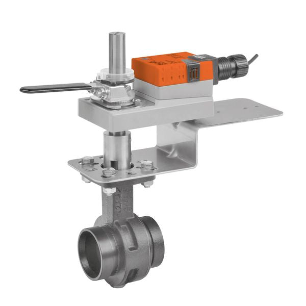 Belimo Butterfly Valve 2½" 2-way Cv260 Actuator Non-FS 24V ON/OFF Float