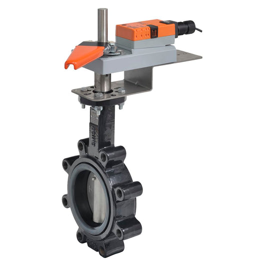 Belimo Butterfly Valve 3" 2-way Cv 302 Actuator Nonfail-safe 24V MFTP