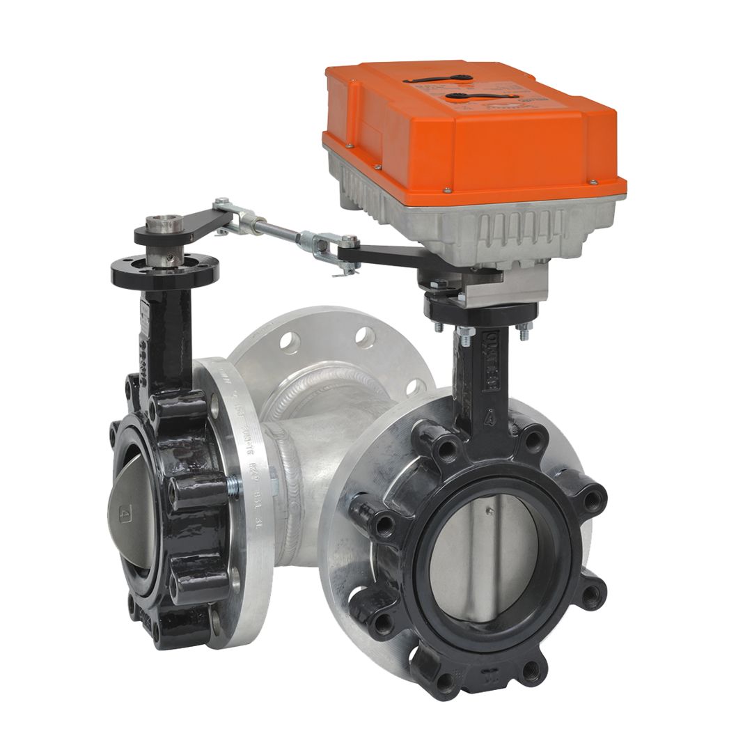 Belimo Butterfly Valve 10" 3-way Cv 5340 Actuator Non-FS 24-240V SPDT IoT MFT/P