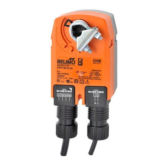 Belimo Fire & Smoke Actuator 2Nm Spring-return 120V ON/OFF SPST HVAC