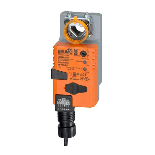 Belimo Damper Actuator 5Nm Non-FS 24V Mod Communicative Hybrid LON FTT-10A