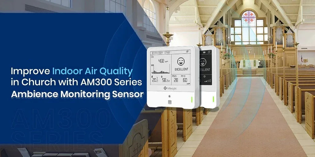Sensors - Milesight Indoor Environment Monitor LoRa IAQ IEQ O3 HCHO eInk 5V IoT