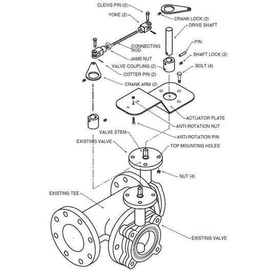 Belimo Valve Linkage Victaulic Butterfly Valves with Belimo Actuators