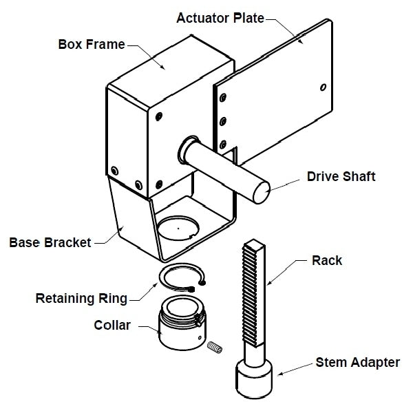 Belimo Replacement Nut 1.375" - 20 Thd for UGLK with G6/G7 Series Globe Valves