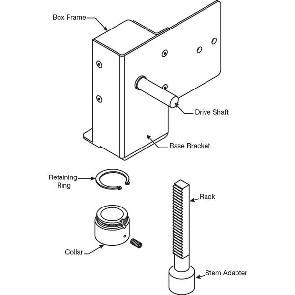 Belimo Retrofit Globe Valve Linkage UGSP0020 Chilled Hot Water HVAC