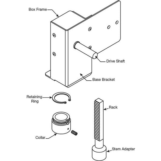 Belimo Retrofit Globe Valve Linkage UGSP0020 Chilled Hot Water HVAC