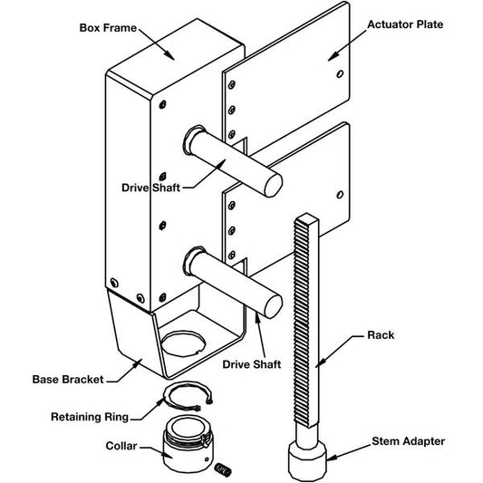 Belimo Retrofit Globe Valve Linkage UGSP0016 Chilled Hot Water HVAC