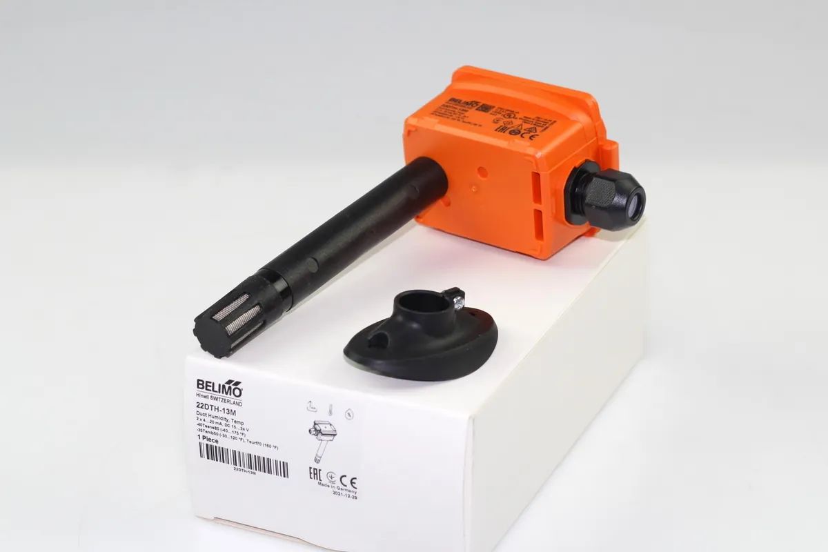 Belimo Duct Sensor Humidity Temperature Modbus Probe 140mm D19.5mm HVAC