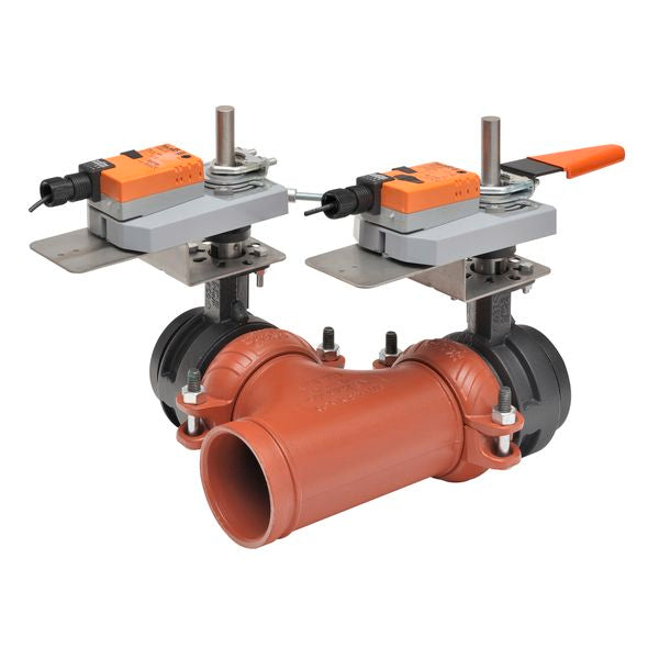 Belimo Butterfly Valve 2½" 3-way Cv260 Actuator Fail-safe 24V MFT/Pro