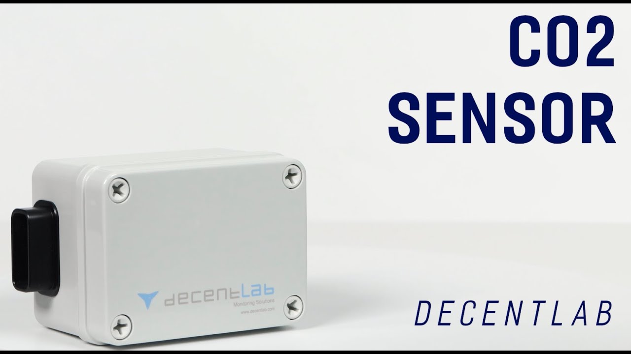 DecentLab Industrial CO2 Sensor 10,000 ppm IP67 LoRaWAN C-size Battery