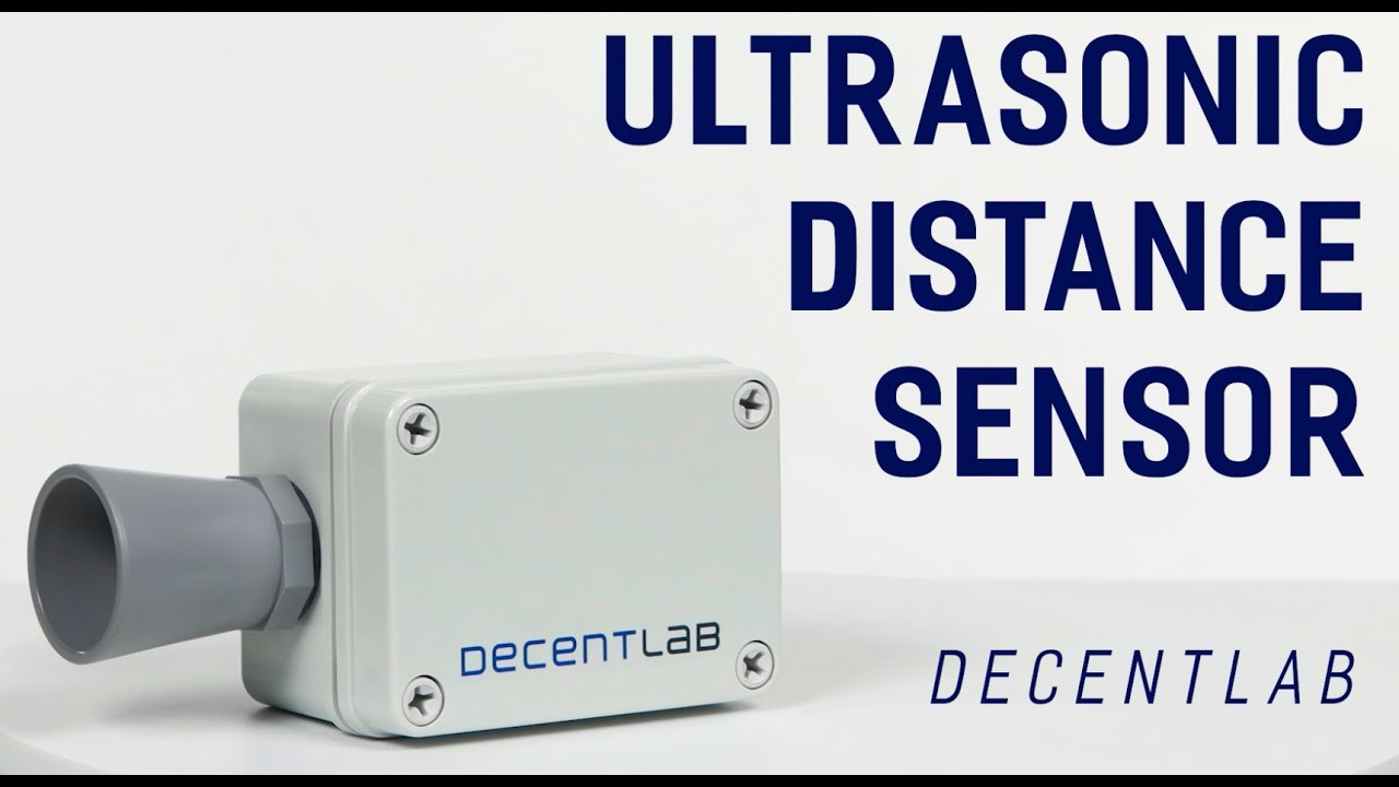 DecentLab Ultrasonic Distance Level Sensor LoRaWAN 12-yr Battery