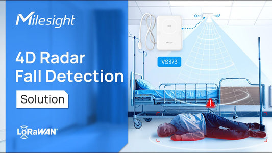 AI Fall Detection Sensor Home Care Elderly Milesight VS373 Radar