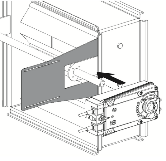 Belimo Jackshaft Mounting Bracket ZG-120 HVAC Control Parts HVAC Controls
