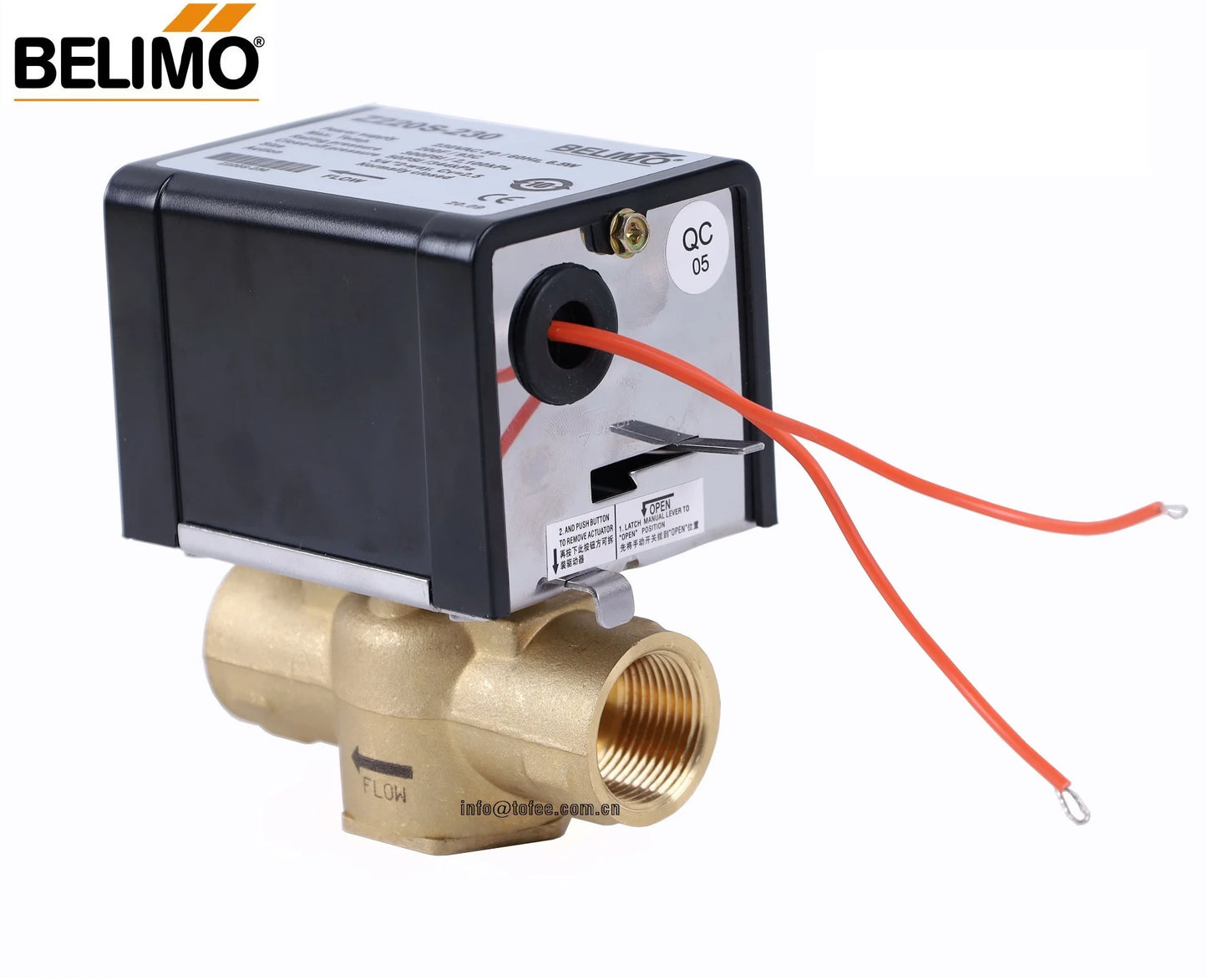 Belimo 20mm 2-way Motorized Fan Coil Valve Cv2.5 230VAC Z220S-230 HVAC