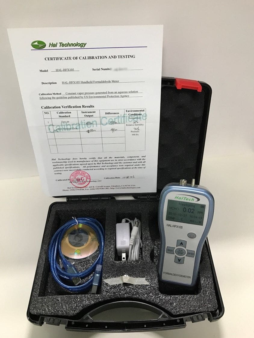 Haltech HFX-105 Professional Handheld Formaldehyde HCHO Monitor HFX-105