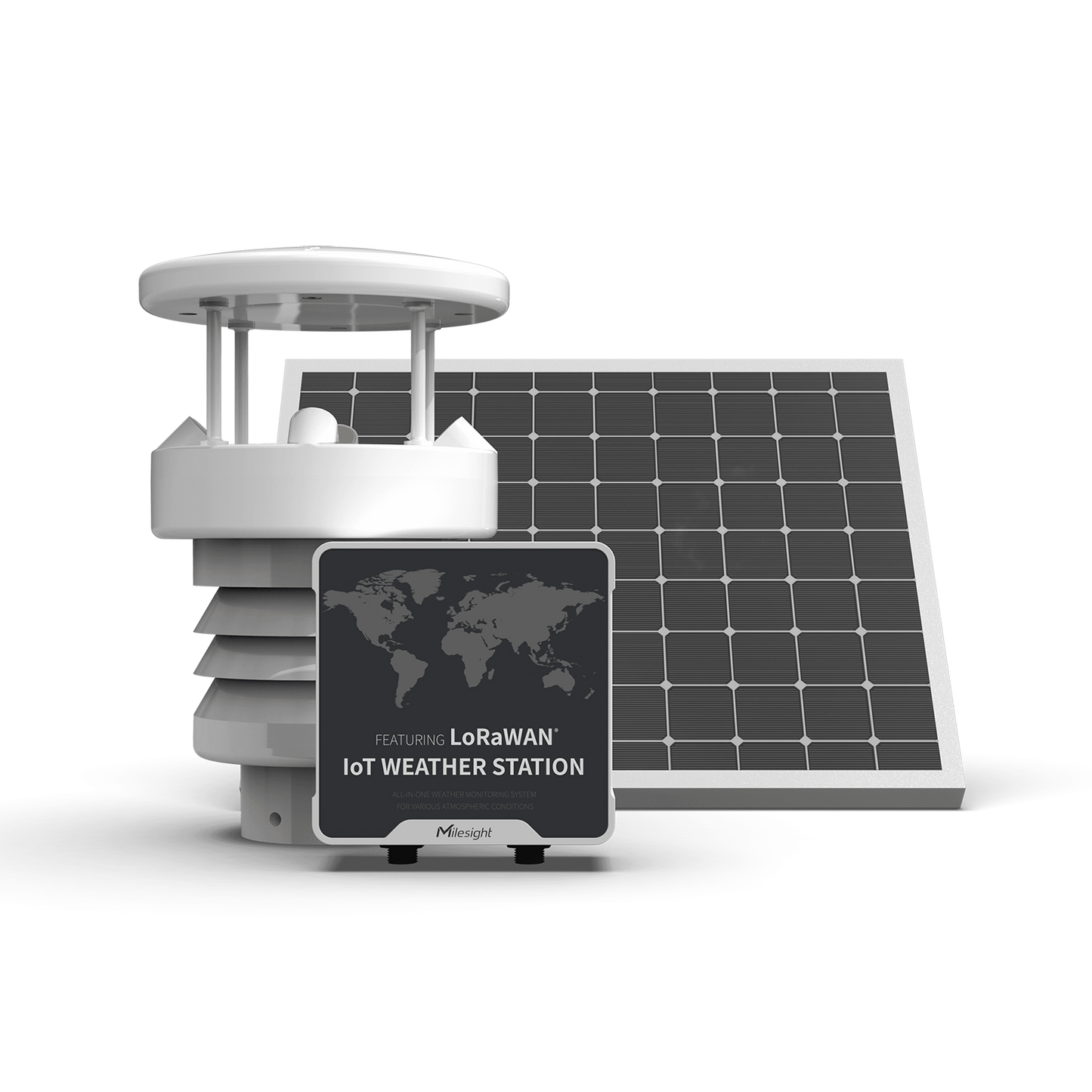 Milesight IoT Weather Station LoRa Solar Ultrasonic Wind Alloy IP65