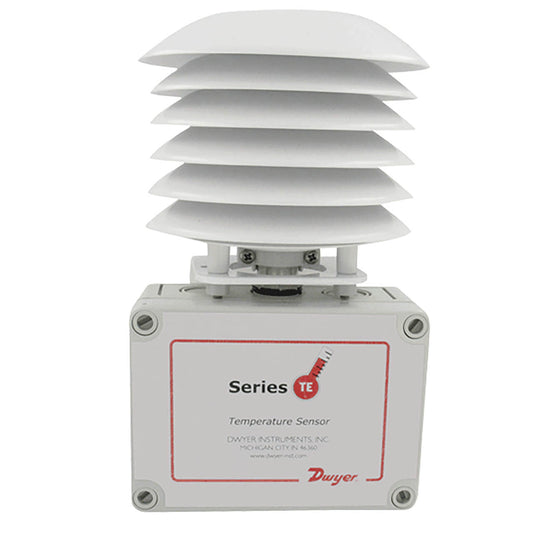 Dwyer Outdoor Temperature Transmitter Weather Shield PT100 TE-RND-D