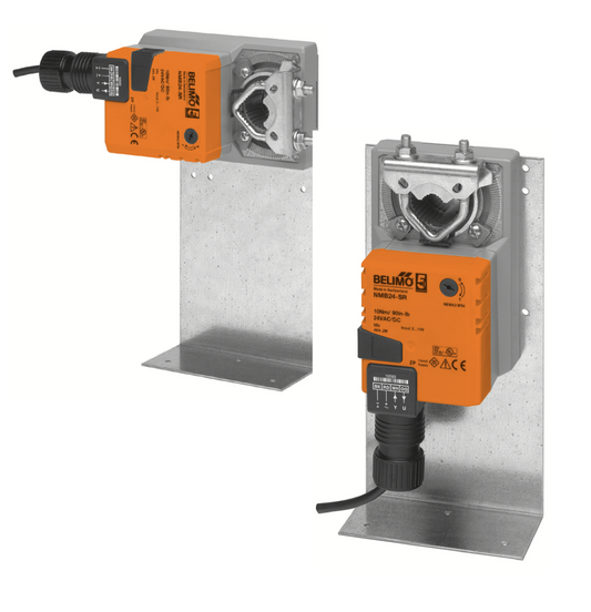 Belimo Right Angle Bracket for NMB(X) ZG-105 HVAC Control Metal Parts