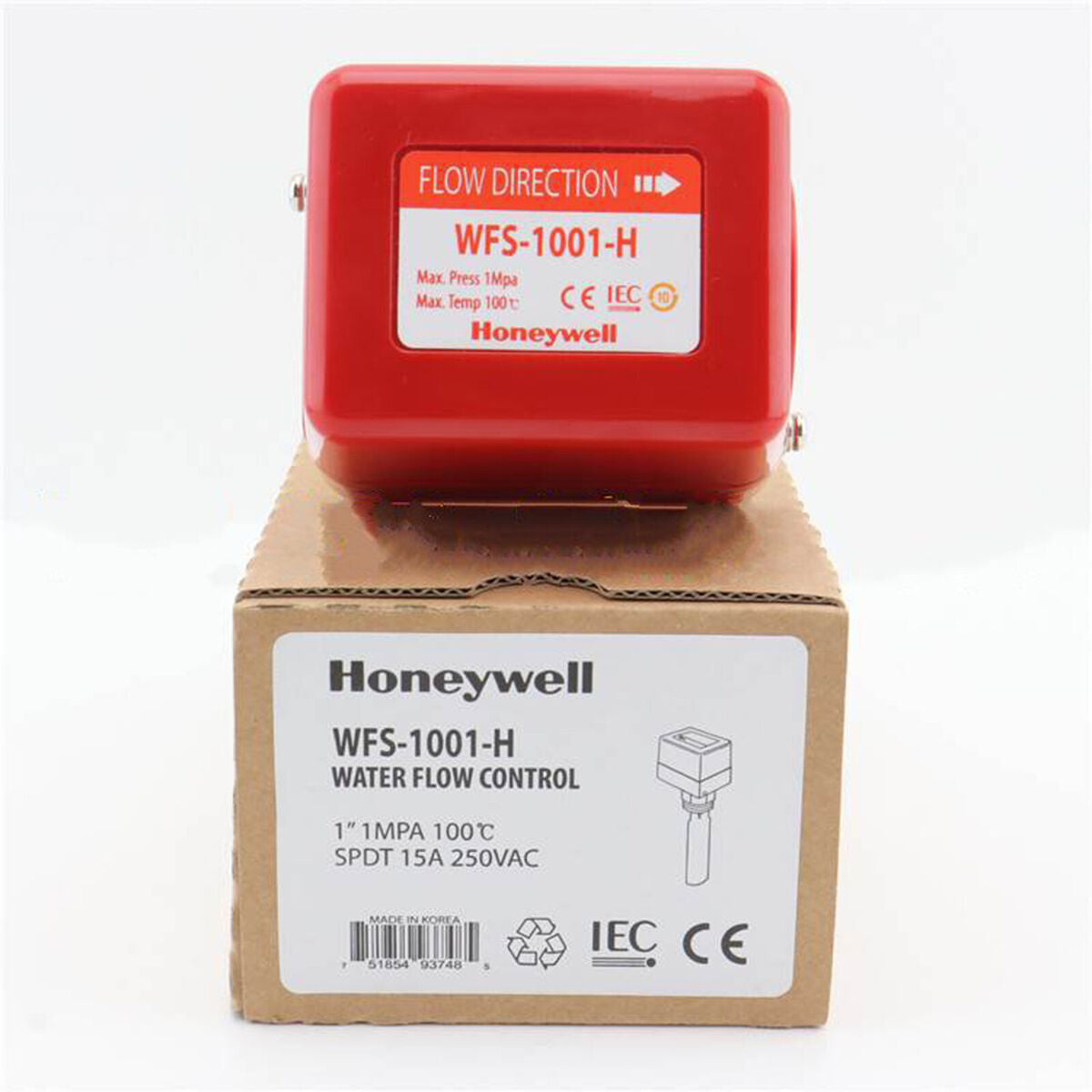 Honeywell Water Flow Switch 10 Bar WFS-1001-H