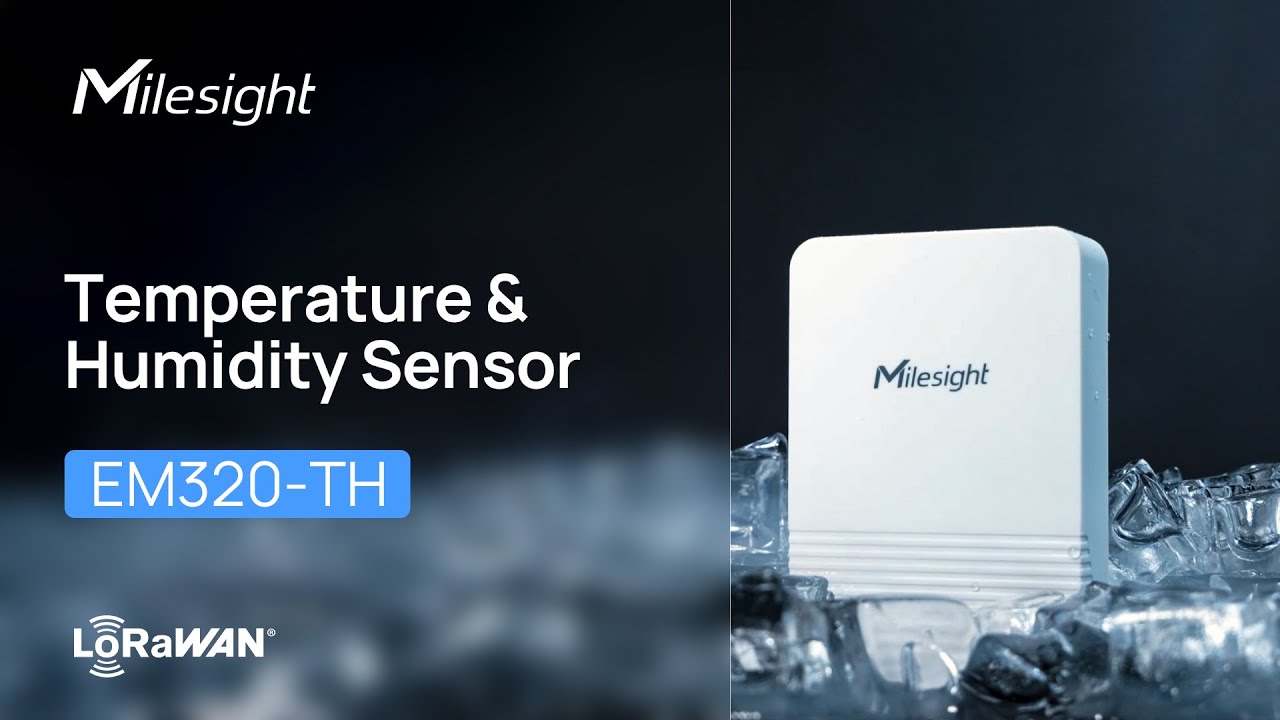 Milesight IP67 FDA Air Temperature & Humidity Sensor Data Logger HVAC