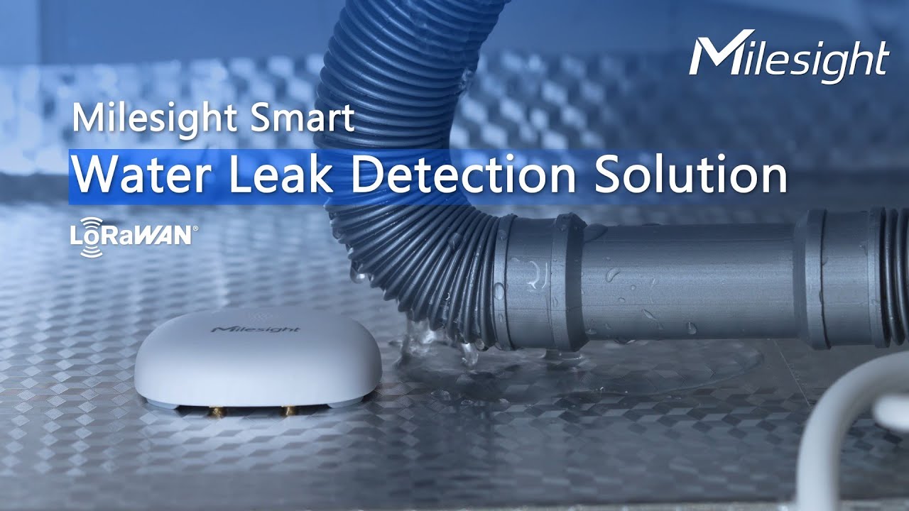 Milesight Mini Leak Detection Sensor 0.5mm Wetness D2D Buzzer Alert