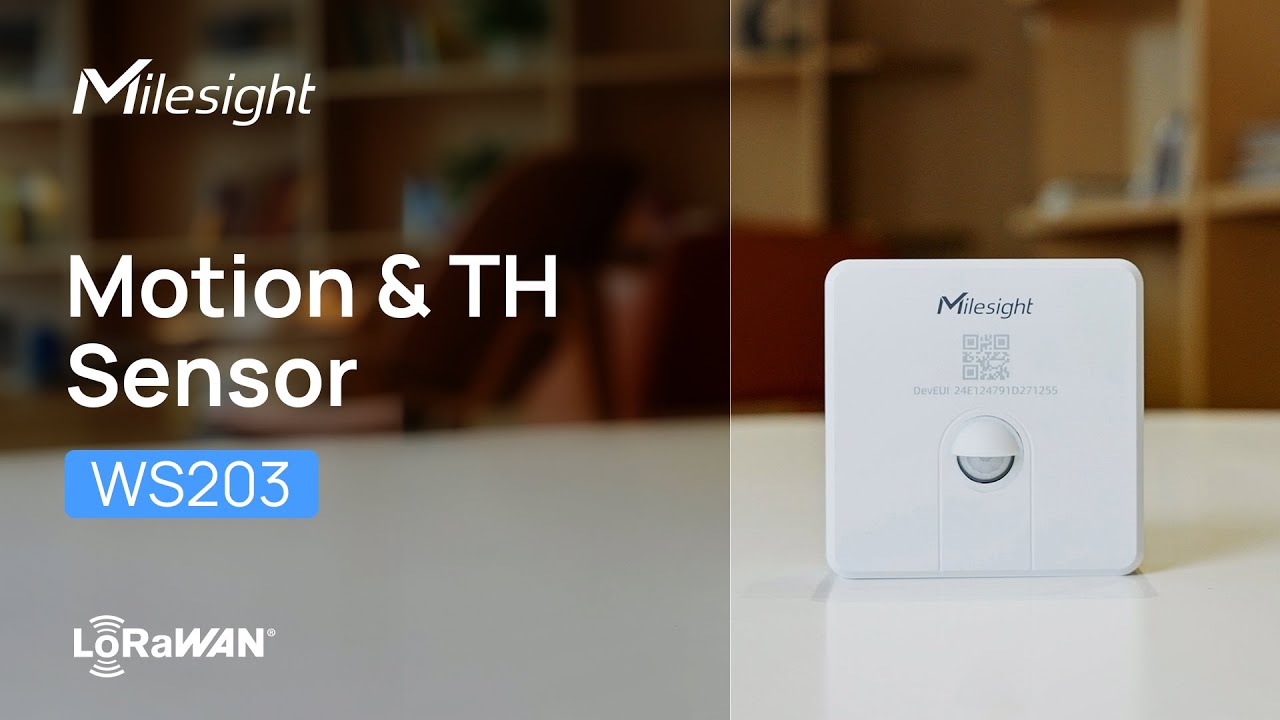 Milesight Motion & Relative Humidityt Sensor for Energy Saving in Low Occupancy