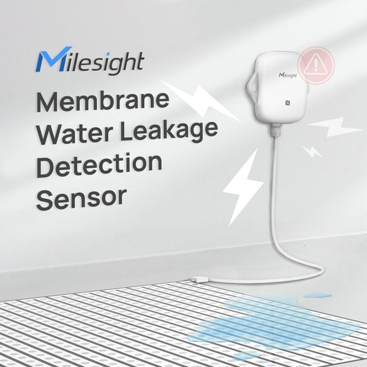 Milesight IP67 Membrane Water Leakage Detector LoRa Battery EM300-MLD