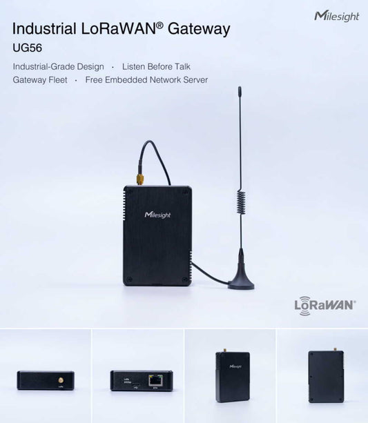 Milesight Industrial LoRawan® Gateway BACnet PoE Blind Spot Ap UG56