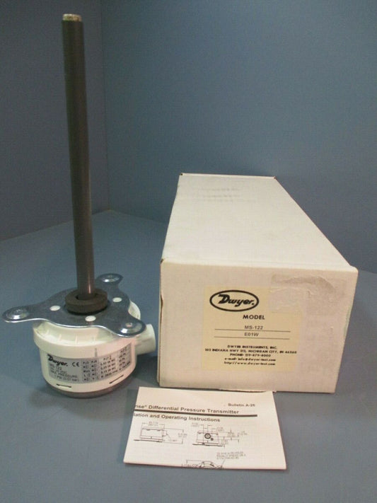 Dwyer Duct Type Air Differential Pressure Transmitter 25…100Pa 24V HVAC