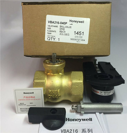 Honeywell DN50 2-way Ball Valve Cast Brass VBA216-050P HVAC Water-side