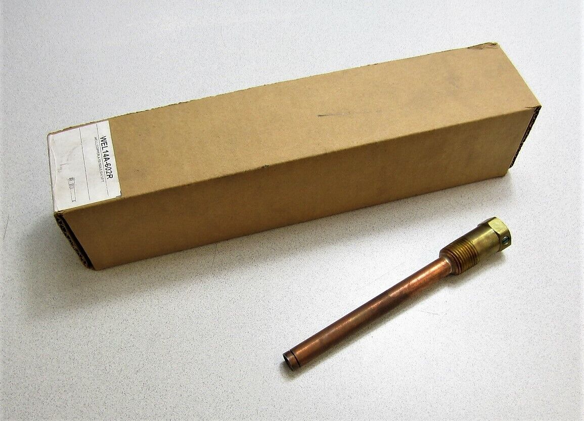 Johnson Controls Brass Copper Bulb Well 5" Length WEL14A602R HVAC Controls